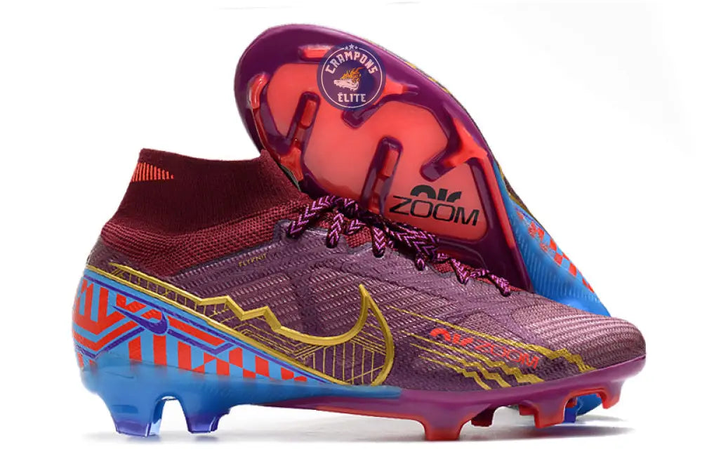 Image of Superfly 9 Elite FG Mbappé Personal Edition - Bordeaux/Doré